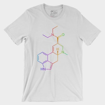 LSD Molekül T-Shirt Weiss