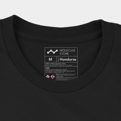 LSD Molekül T-Shirt Label