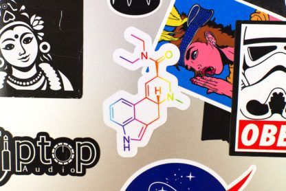 Farbige LSD Sticker Laptop