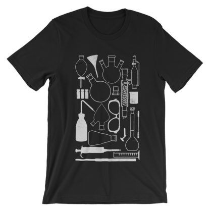 Laborgeräte-T-Shirt-Black-3001