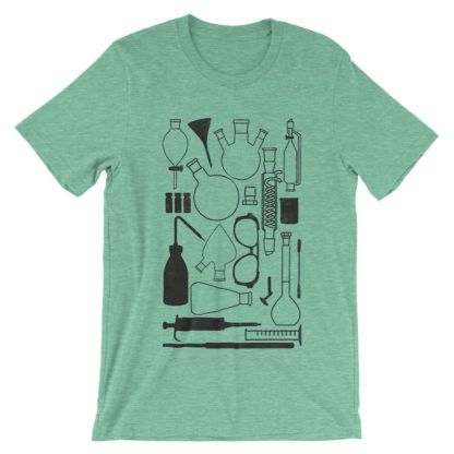 Laborgeräte-T-Shirt-Heather-Mint-B-3001