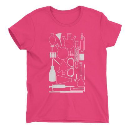 Laborgeräte-T-Shirt-Hot-Pink-880