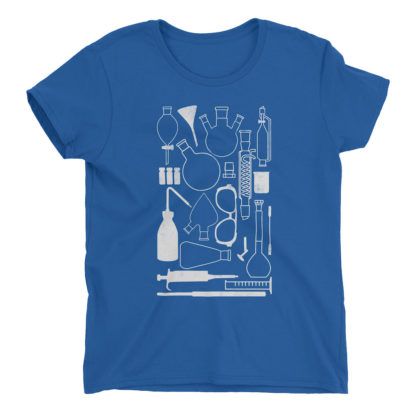 Laborgeräte-T-Shirt-Royal-Blue-880