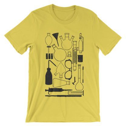Laborgeräte-T-Shirt-Yellow-3001