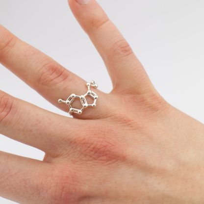 Serotonin Ring Sterling Silver Hand