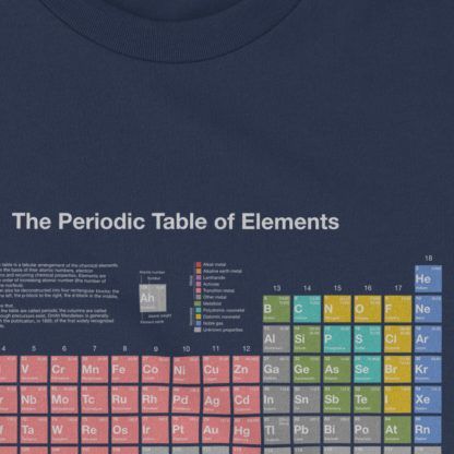 Periodensystem der Elemente PSE T-Shirt detail