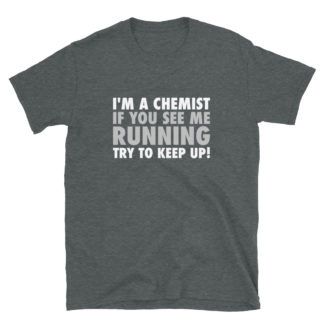 Rennender Chemiker witziges T-Shirt
