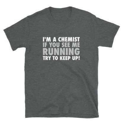 Rennender Chemiker witziges T-Shirt