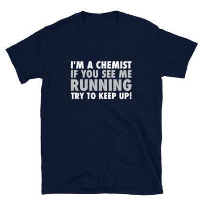 Rennender Chemiker Spruch T-Shirt