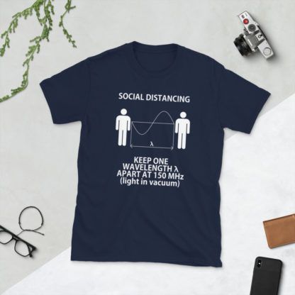 Social Distancing Wissenschaftlich T-Shirt