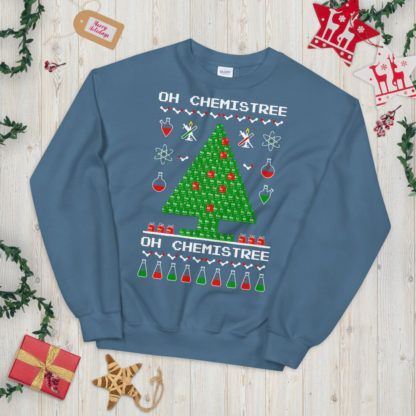 Chemie Weihnachtspullover