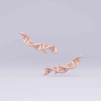 DNA Ear-Climbers in Rosegold