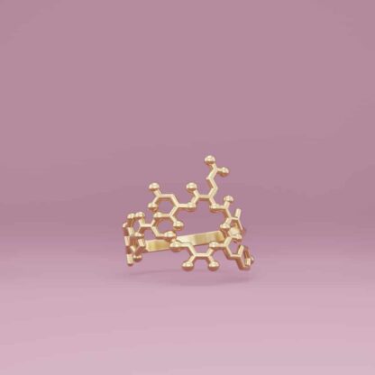 Goldiger Oxytocin Molekül Ring