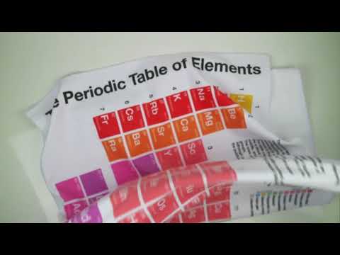 Periodic Table of Elements Beach Towel