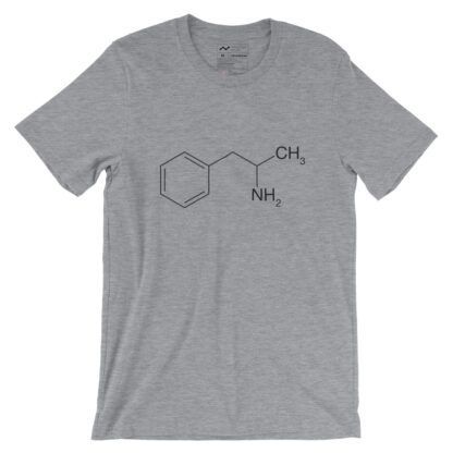 Amphetamine Molecule T-Shirt Athletic Heather