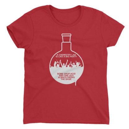 Flask Lab Party T-Shirt Ladies - Image 8