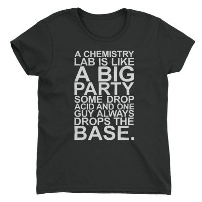 Chemistry Lab Party T-Shirt Ladies - Image 12