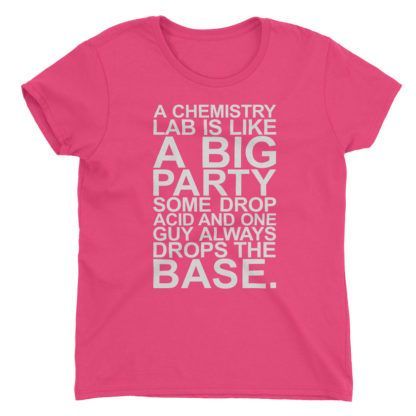 Chemistry Lab Party T-Shirt Ladies - Image 9