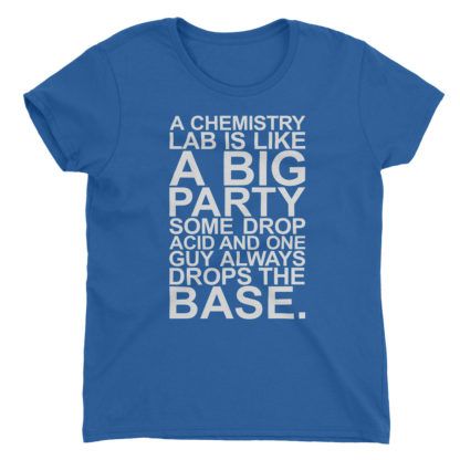 Chemistry Lab Party T-Shirt Ladies - Image 6