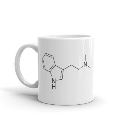 DMT Molecule White Mug Handle on Left 11oz