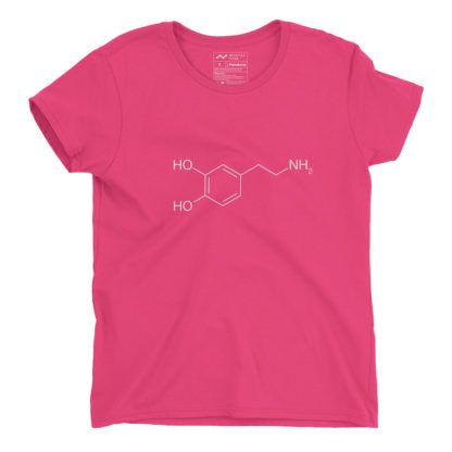 Dopamine Molecule T-Shirt Ladies - Image 11