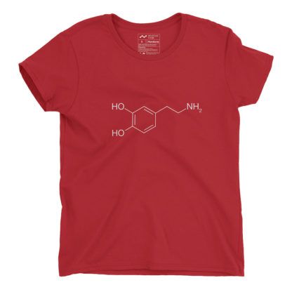 Dopamine Molecule T-Shirt Ladies - Image 9