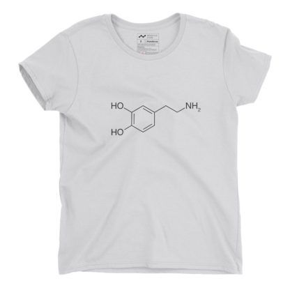 Dopamine Molecule T-Shirt Ladies - Image 4