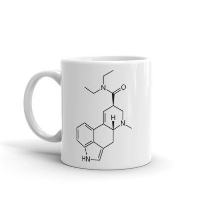 LSD Molecule White Mug Left