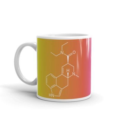 LSD CRAZY Molecule Mug Handle-on-Left