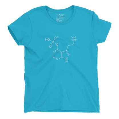 Psilocybin Molecule T-Shirt Ladies - Image 8