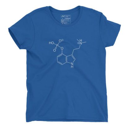 Psilocybin Molecule T-Shirt Ladies - Image 4