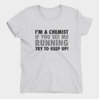 Running Chemist T-Shirt Ladies White