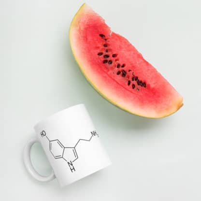 Serotonin Molecule Mug