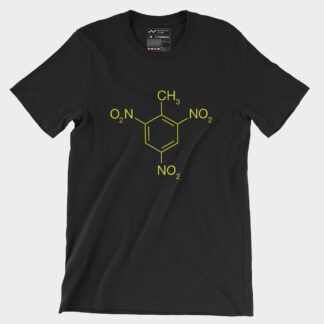TNT Molecule T-Shirt Black Yellow 2