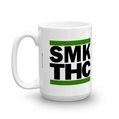 SMK THC Mug White 15oz Left
