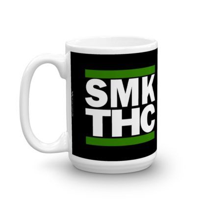 SMK THC Mug Black 15oz Left