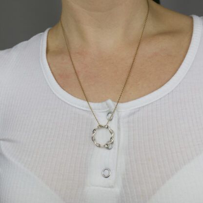DNA plasmid ring necklace