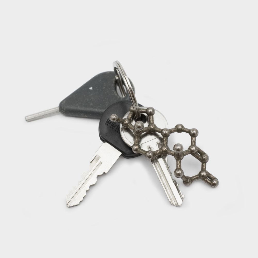 3D Printed Serotonin Keychain 