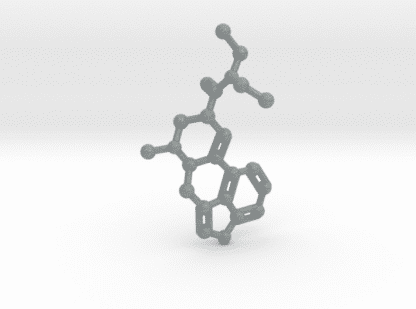 LSD Molecule Metallic Plastic