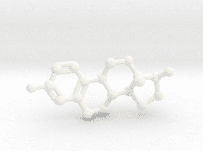 Estrogen Molecule White Plastic