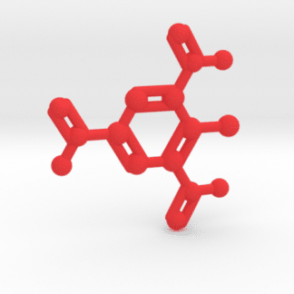 TNT Molecule Red Plastic