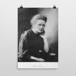 Marie Curie Portrait Poster 24x36