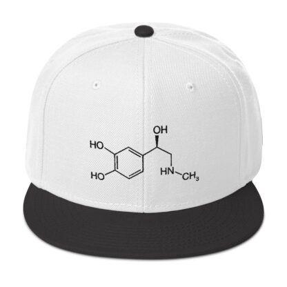 Adrenaline Molecule Cap White Black