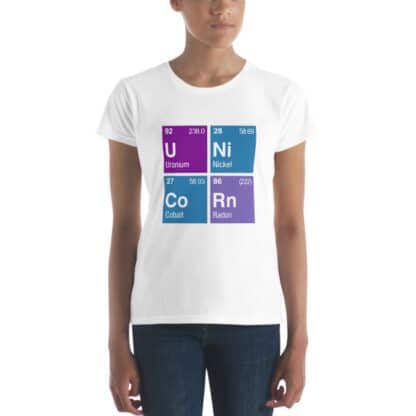 Unicorn periodic table t-shirt