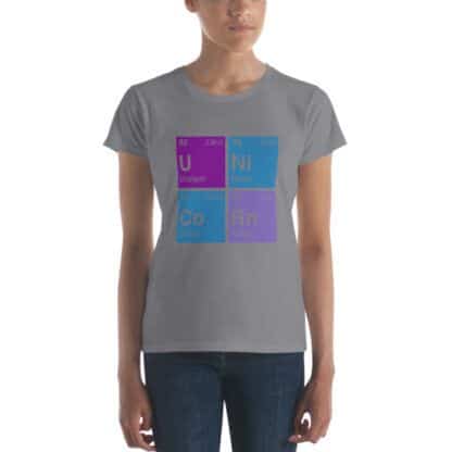 Unicorn periodic table t-shirt