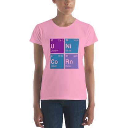 Unicorn periodic table t-shirt