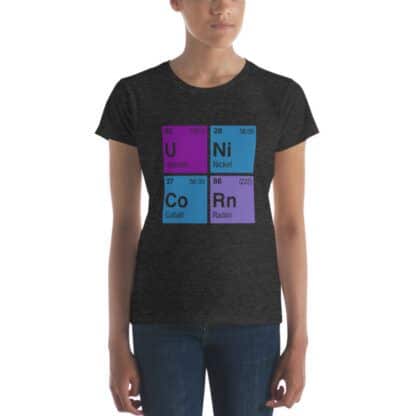 Unicorn periodic table t-shirt