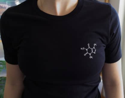 Caffeine T-Shirt Embroidered