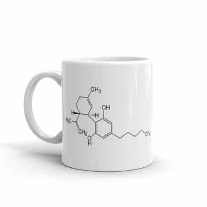 CBD molecule mug side