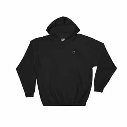 Benzene Hoodie Embroidered Black